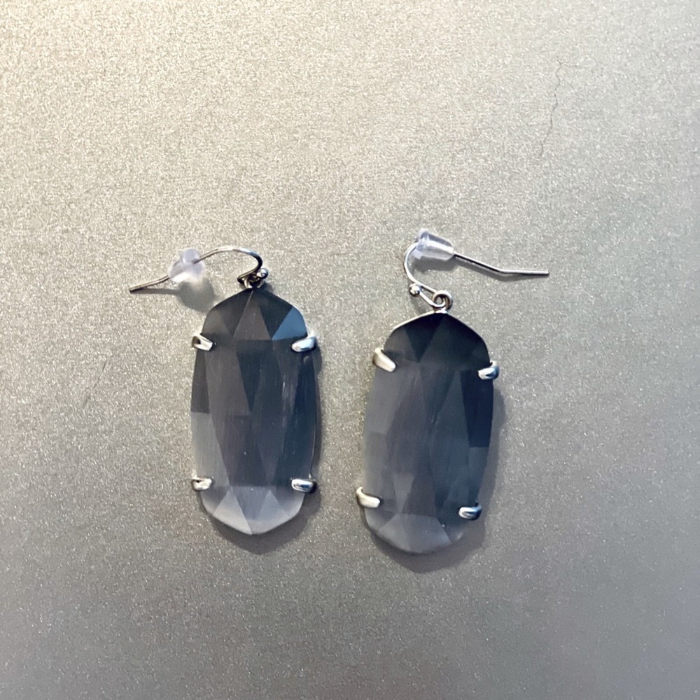 Kendra Scott Faceted Danielle Earrings In Slate
